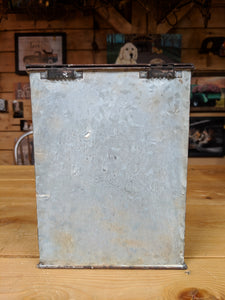 Rusty Metal Farmhouse Canister